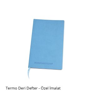 Deri Defter - Özel İmalat 13x21 cm - Görsel 4