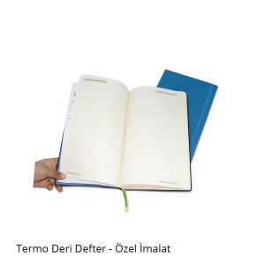 Deri Defter - Özel İmalat 13x21 cm - Görsel 10