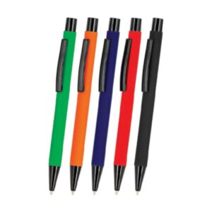 K1001401 Rubber Gövde Metal Tükenmez Kalem
